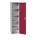 universele kast,HxBxD 2000x525x550mm,4xStalen bodem,draaigrendelslot