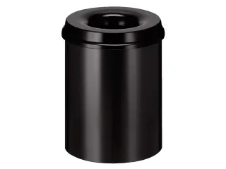 Papierbak met Vlamdover 15 liter 26cm x36cm Zwart - 4