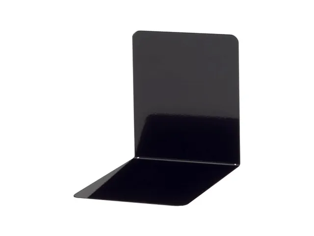 Boekensteun MAUL staal magnetisch 14x12x14cm set 2 zwart