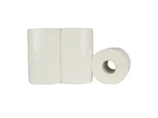 Toiletpapier 2-laags wit 400 vel, pak van 10 x 4 rollen - 1