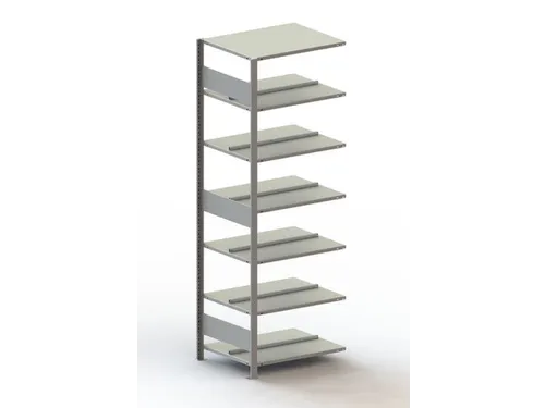 dossierstelling,aanbouwveld,HxBxD 2200x756x636mm,vaklast 80kg