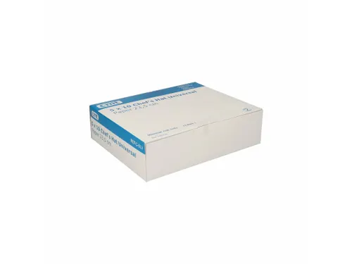 Koksmuts Universal papier 23,5cm wit met geperforeerde kroon 250 stuks
