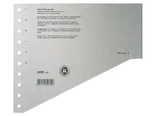 Scheidingsbladen Leitz A4 karton 200gr 11-gaats grijs - 4