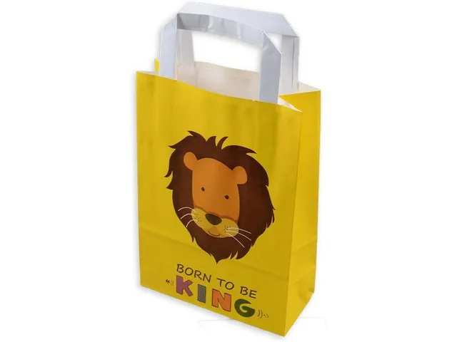 Sac papier Elco Color 18x8x26 cm lion kraft 90gr 50pcs