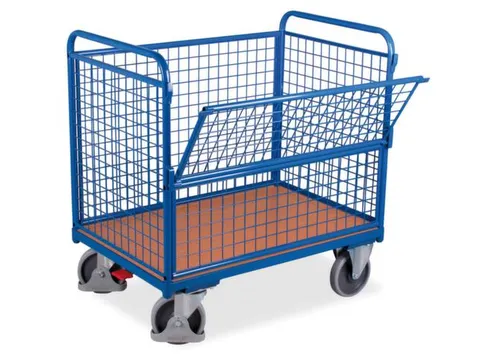 bakwagen met gaas,draagverm. 500kg,laadvl. LxB 1200x750mm