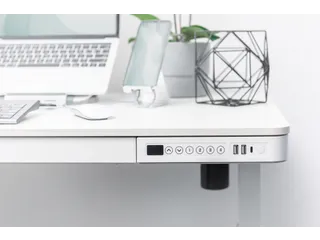Elektrisch Verstelbaar Bureau 120x60cm USB Wit - 5