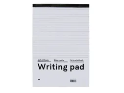 Schrijfblok Qbasic A4 lijn 160blz 60gr