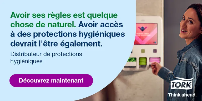 Produits d'hygiène féminine Tork pour tout espace sanitaire!