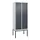 Z-garderobekast,HxBxD 2120x800x500mm,vak B 200/400mm,cil.-slot
