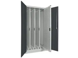verticale kast cil.slot HxBxD 1950x1000x600mm RAL7035 front RAL7016