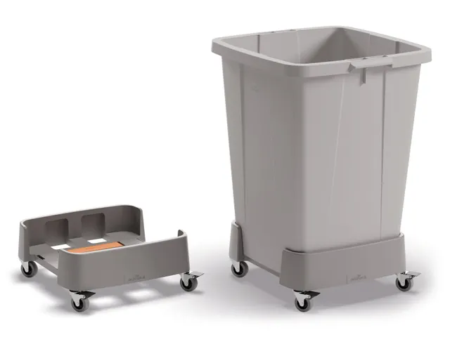 Trolley DURABIN 90L rPP Grafiet Grijs