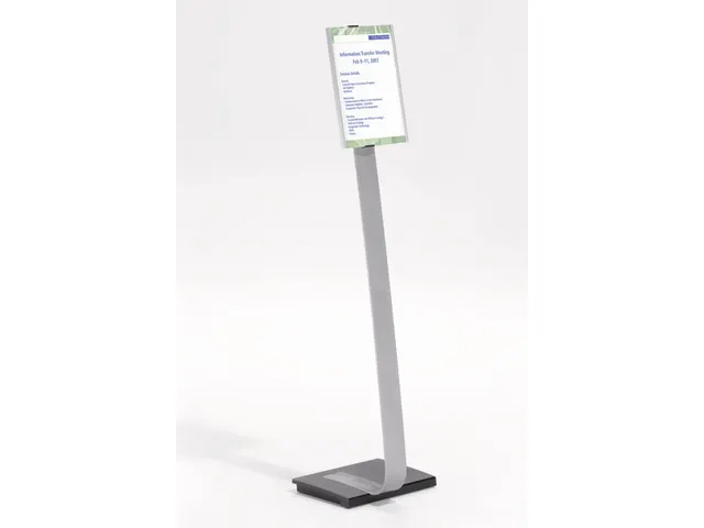 Vloerstandaard Durable Info Sign Stand A4 Aluminium