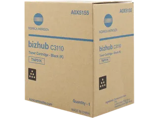 A0X5155 Konica Bizhub C3110 Toner Black - 1