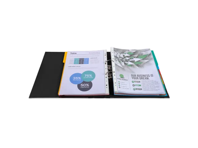 Ordner PP Prem'Touch A4 maxi 50mm Assorti