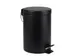 Afvalbak BRASQ pedaalemmer 20 liter zwart rvs