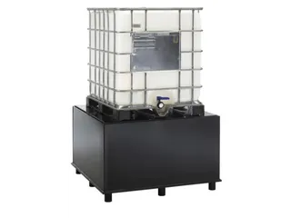 Opvangbak Hdpe 800x1345x1345mm V. 1x1000l M. Poten Geperf. Pe Plaat - 2