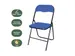 Chaise pliante FC100 bleu/noir
