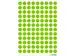 Etiquette HERMA 1845 rond 8mm vert 540 pièces