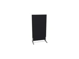 scheidingswand,HxB 1545x800mm,wand hout,frame staal,voeten,CC-zwart