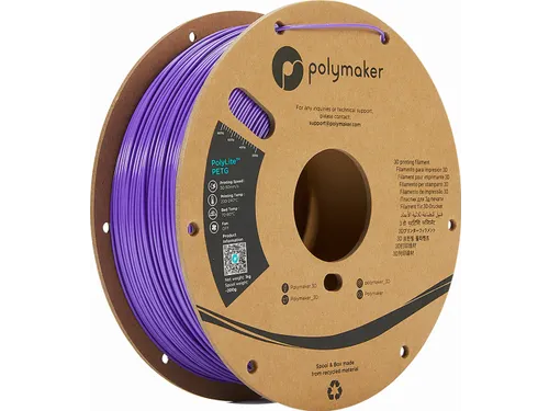 Polymaker PolyLite PETG filament 1,75 mm Paars 1kg