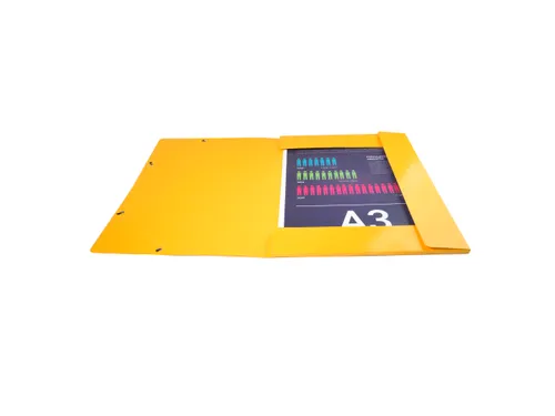 Elastomap A3 3 kleppen IDERAMA Maxi Capacity glanskarton Assorti