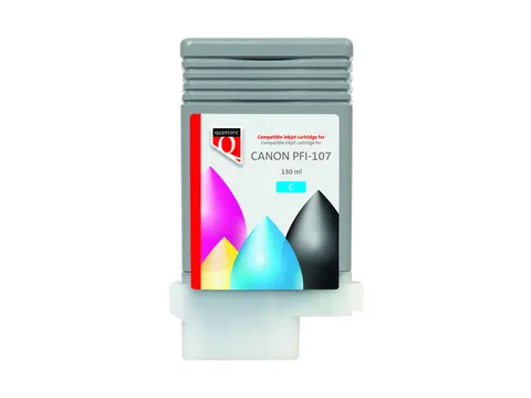 Inktcartridge Quantore alternatief tbv Canon PFI-107 6706B001 blauw