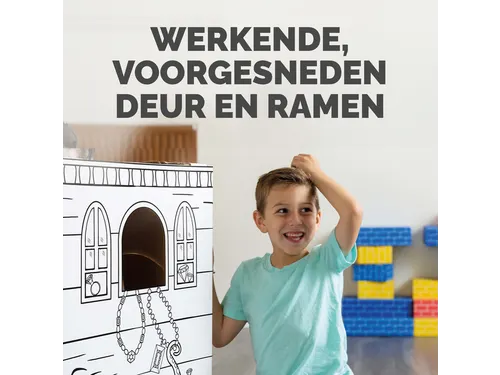 Kartonnen Piratenschip XL Bankers Box Play inkleurbaar