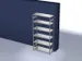 rayonnage modulaire,rayonnage départ,HxlxP 2500x1360x535mm