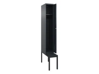 locker met bank,HxBxD 2120x300x815mm,1vak,vak B 300mm,cil.-slot - 2