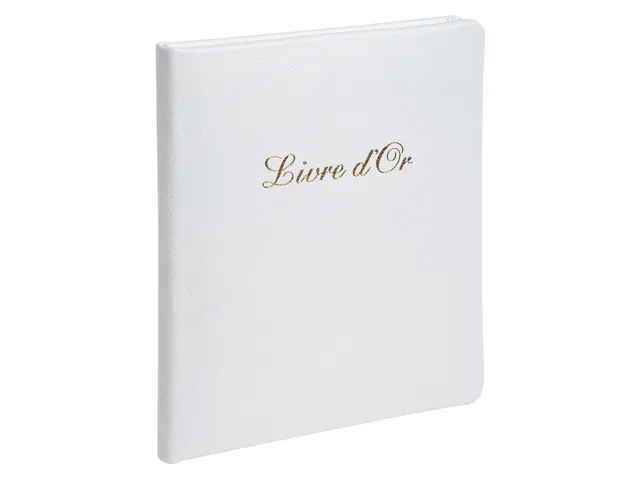 Gastenboek Alpille 2 6x22cm 140bl wit