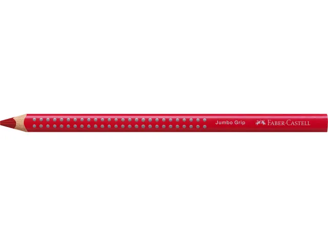Kleurpotlood Faber-Castell Jumbo GRIP 26 permanent karmijn
