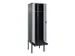 locker voor scheiding van kleding,HxBxD 2120x600x815mm,2vak