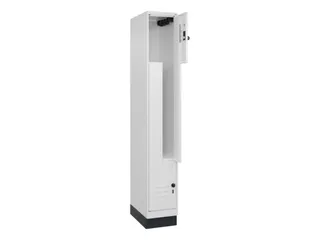 Z-garderobekast,HxBxD 1950x300x500mm,vak B 150/300mm,draaigrendel - 2