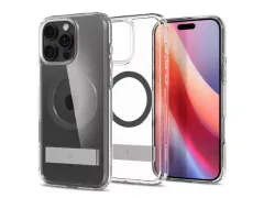 Spigen Ultra Hybrid S MagSafe iPhone 16 Pro Max hoes grijs