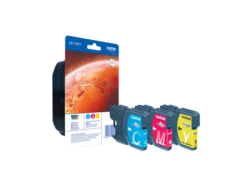 Brother LC-1100HYRBWBP inktcartridge met hoge capaciteit