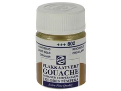 plakkaatverf Extra Fijn flacon van 16 ml, lichtgoud