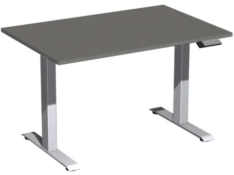Bureau à hauteur réglable élec. HxlxP 630-1280x1200x800mm
