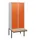 locker met bank,HxBxD 1950x800x815mm,2vak,vak B 400mm,cil.-slot
