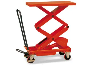 Schaarhefwagen 500kg Hefbereik 440-1575mm Met Dubbele Schaar Ral 2002 - 1