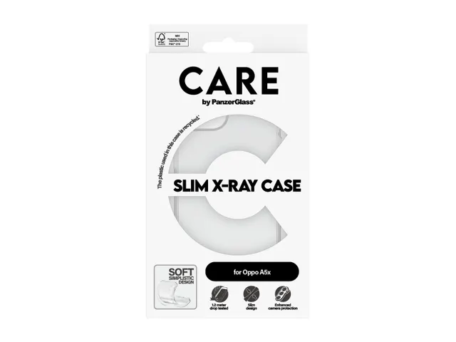 PanzerGlass CARE by X-Ray Case OPPO A5x, Hoes, Oppo - A5x, Trans