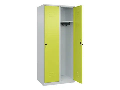 locker,HxBxD 1850x800x500mm,2vak,vak B 400mm,draaigrendel