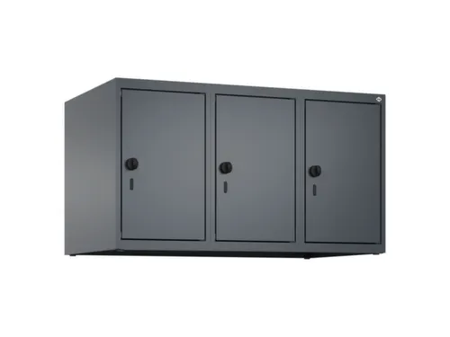 opzetkast,v. locker,3vak.,vak B 300mm,HxBxD 500x900x500mm,vleugeldeur