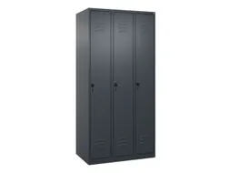 locker,HxBxD 1850x900x500mm,3vak,vak B 300mm,draaigrendel