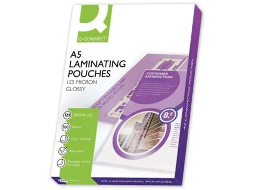 Lamineerhoes A5 Glanzend 153x216mm 2x125 Micron Doos 100 stuks