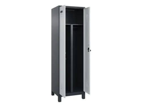 PBM-locker,HxBxD 1950x600x500mm,2vak,vak B 300mm,draaigrendel