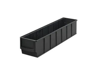 ESD-stellingbak,HxBxD 81x91x400mm,PP,zwart - 1