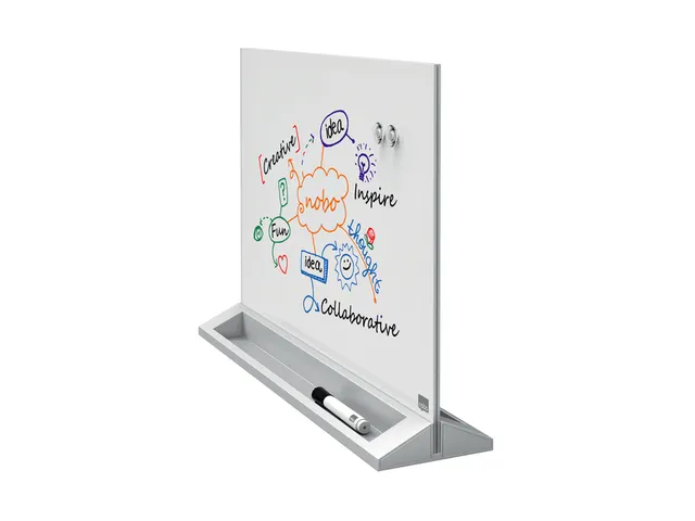 Desktop Glasbord Magnetisch Nobo Diamond 58.5x44.7cm