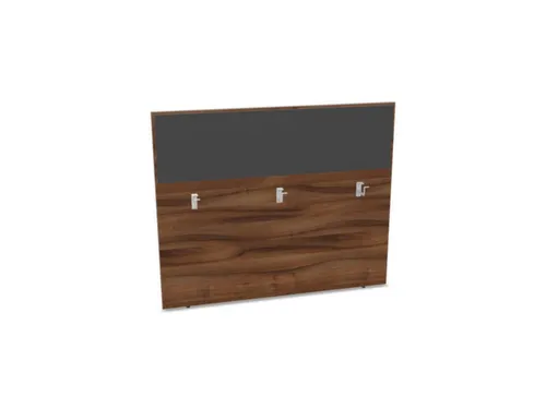 baliepaneel bureau aanbouw achter NP-tiepolo nut antraciet 1400mm