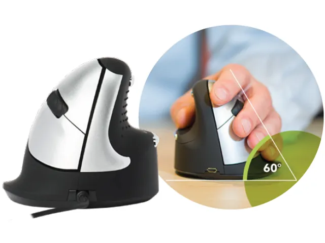 Ergonomische Muis Verticaal R-Go Tools HE Break medium rechts
