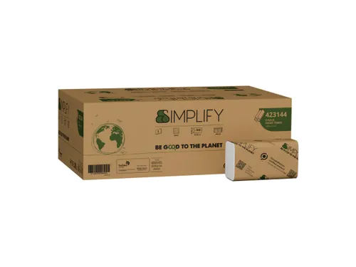 Handdoek 423144 Simplify Z-vouw 200 vel 20 Pak